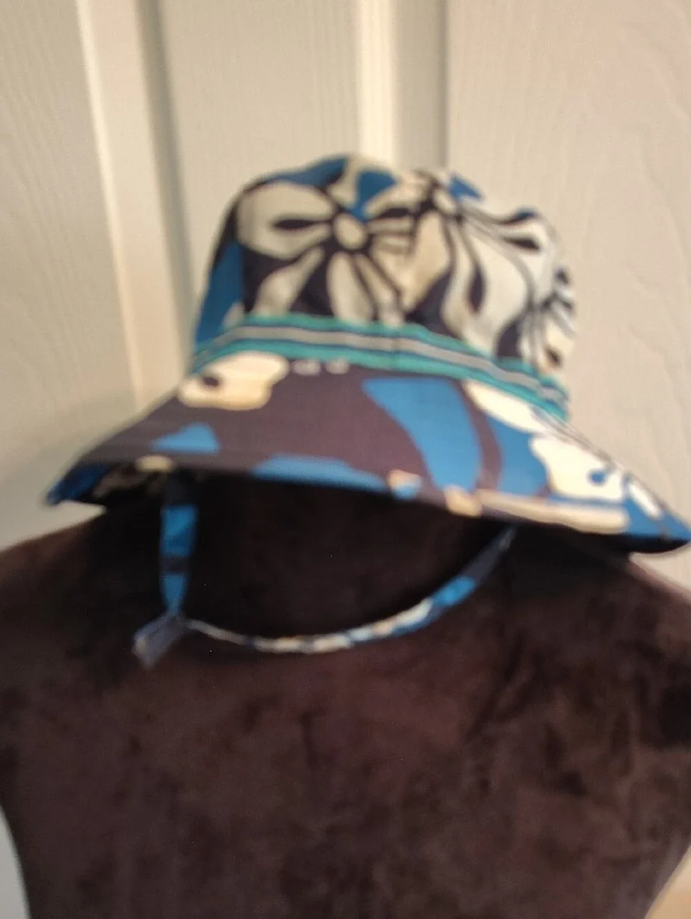 Baby GAP Navy and Blue Floral Bucket Hat